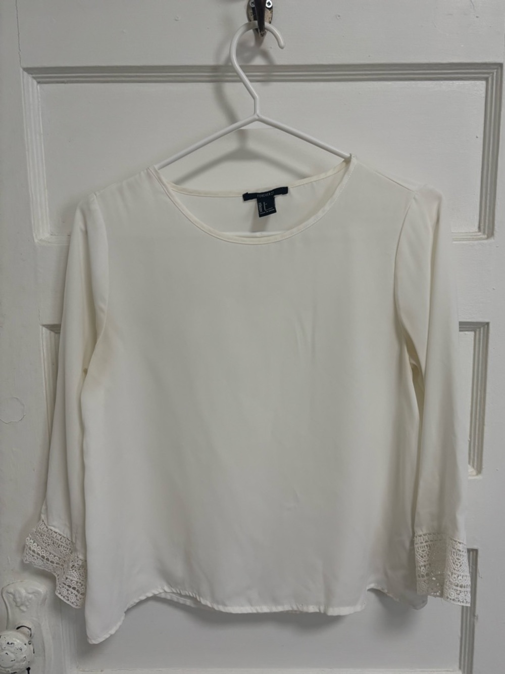 Forever 21 Sheer Flowy Top